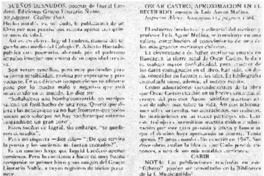 Sueños desnudos y Aproximación en el recuerdo