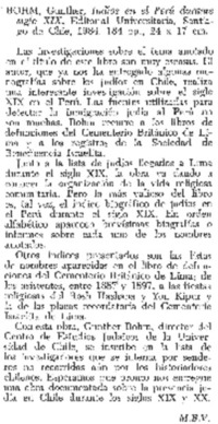 Judíos en el Perú durante el siglo XIX