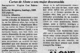 Cartas de Alone a una mujer desconocida