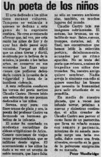 Un poeta de los niños