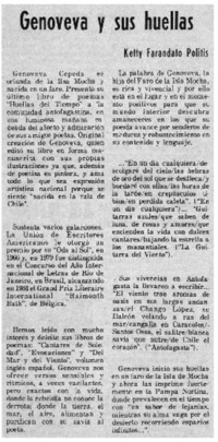 Genoveva y sus huellas