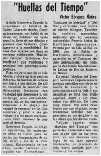 "Huellas en el tiempo"