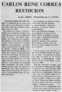 Carlos René Correa reedición