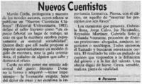 Nuevos cuentistas