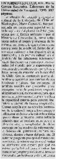 En torno a lo cultural.