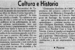 Cultura e historia.