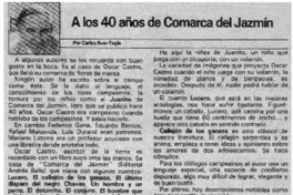 A los 40 años de Comarca del Jazmín