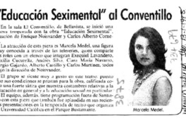 "Educación seximental" al Conventillo.