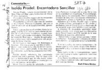 Isolda Pradel: Encantadora sencillez