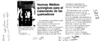 Normas médico-quirúrgicas para el tratamiento de las quemaduras