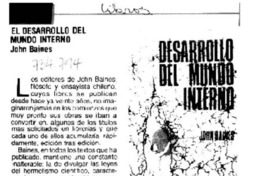 El Desarrollo del mundo interno.