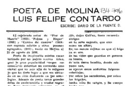 Poeta de Molina Luis Felipe Contardo