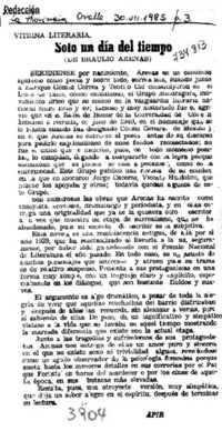 Sólo un día del tiempo