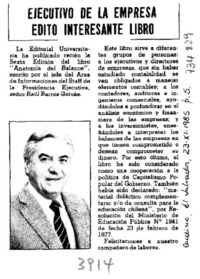 Ejecutivo de la empresa editó interesante libro.