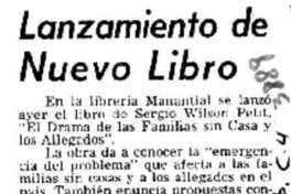 Lanzamiento de nuevo libro.