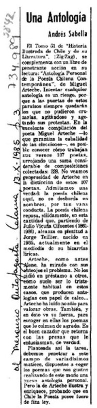 Una antología