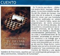 Tú decias que ahora...