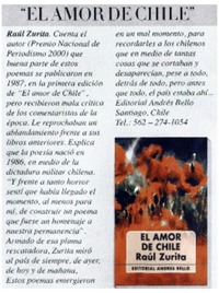 El amor de Chile"