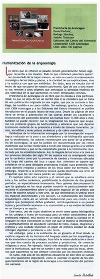 Humanización de la arqueología