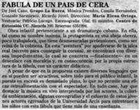 Fábula de un país de cera