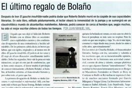 El último regalo de Bolaño