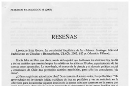 La creatividad lingüística de los chilenos.