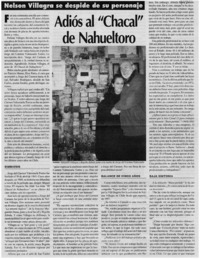 Adiós al "chacal" de Nahueltoro : [entrevista]