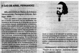 A ojo de Ariel Fernández
