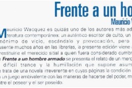 Frente a un hombre armado