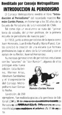Introducción al periodismo.