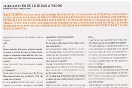 El delirio y la cautela [entrevista]