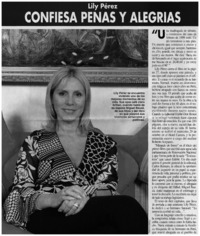 Confiesa penas y alegrias : [entrevistas]