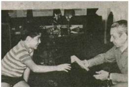 Emilio Antilef visitó al Intendente Metropolitano.