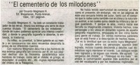 "El cementerio de los milodones"