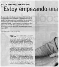 Estoy empezando una nueva vida : [entrevistas]