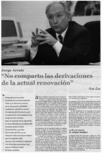 No comparto las derivaciones de la actual renovación : [entrevistas]