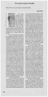 Otro cuento de pájaros: el sueño