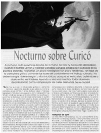 Nocturno sobre Curicó : [entrevistas]