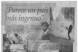 Parece un país más ingenuo": [entrevista]