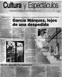 García Márquez, lejos de una despedida