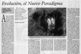 Evolución, el nuevo paradigma