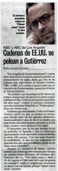 Cadenas de EE.UU. se pelean a Gutiérrez