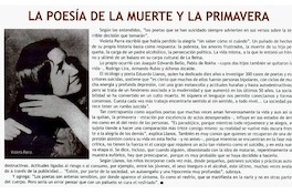La poesía de la muerte y la primavera