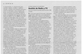 Gestión de radio y TV