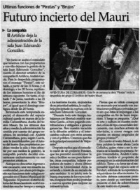 Futuro incierto del Mauri.