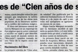 Las claves de Cien años de soledad