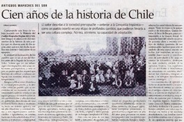 Cien años de la historia de Chile