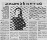 Los placeres de la mujer errante : [entrevistas]