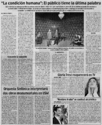 La condición humana": el público tiene la última palabra