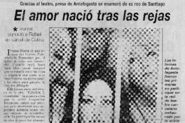 El amor nació tras las rejas.